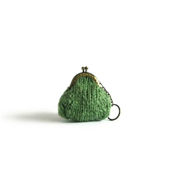 Mint Coin Purse Knitted