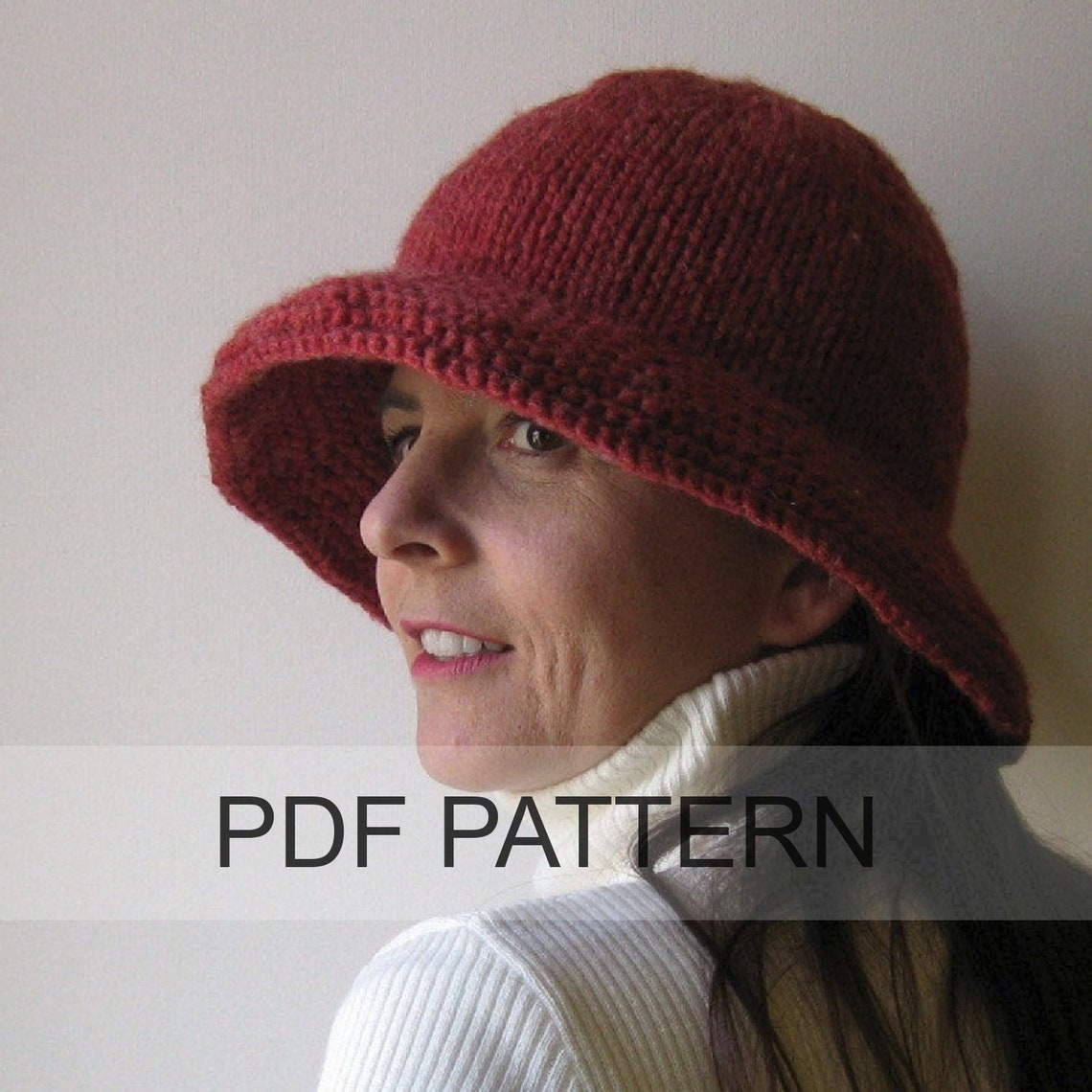 Bucket Hat PDF Knitting Pattern Etsy