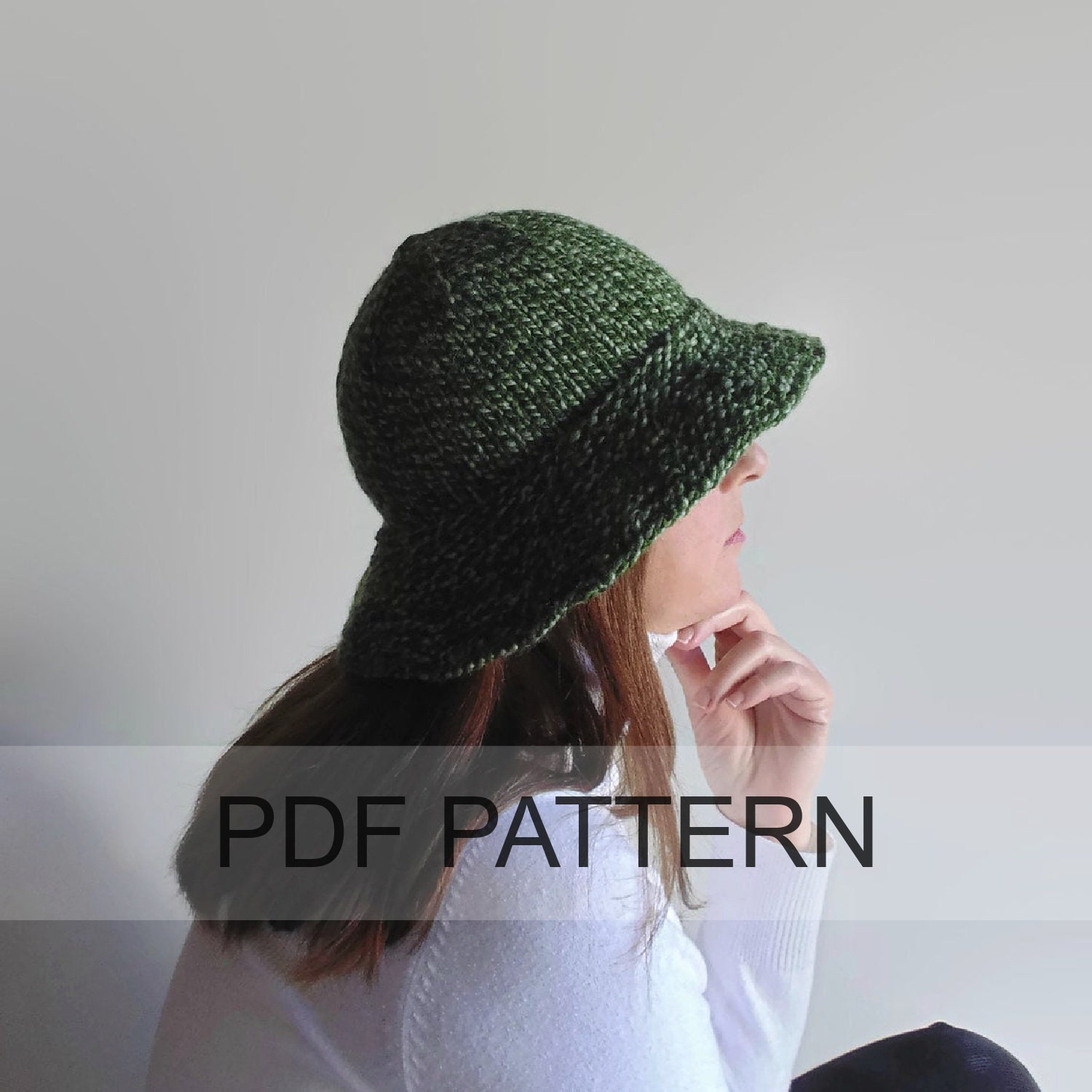 Bucket Hat PDF Knitting Pattern How to Make a Bucket Hat Etsy