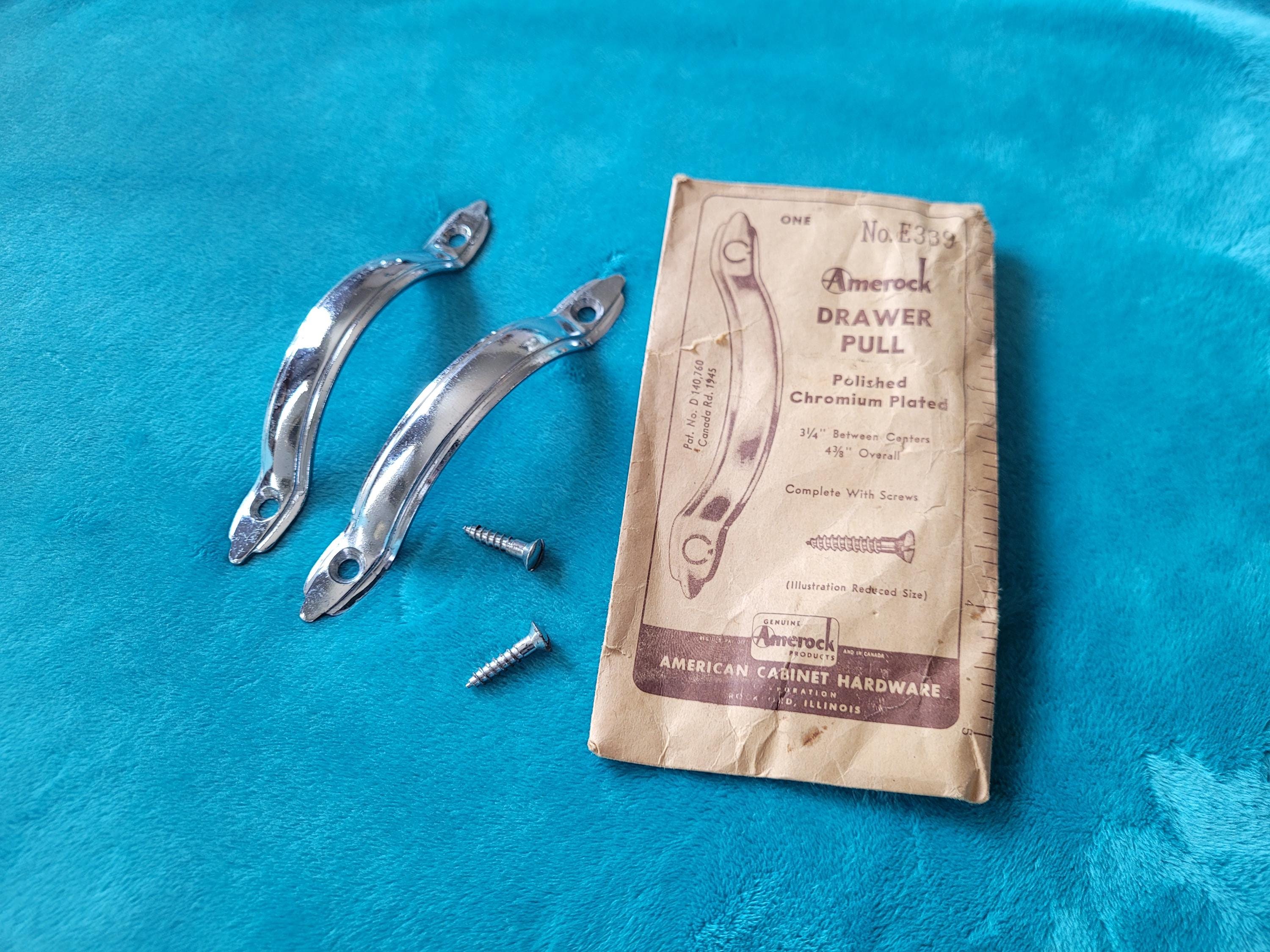 Vintage Amerock Cabinet Hardware Drawer Pull Chromium Plated MCM 3-1/4 Inch  Between Centers - Etsy, image size:3000x2250