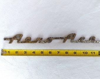 Willy&#39;s Aero-Ace Emblem Nameplate Script 1950s