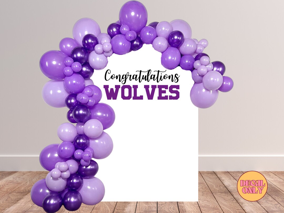 Custom Graduation Backdrop Graduation Vinyl Decal Congratulations Grad ...