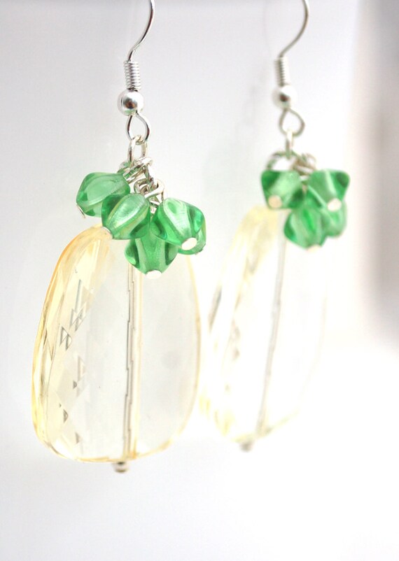 Items similar to Lemon Lime Margarita Earrings on Etsy