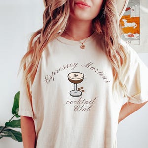 Espresso Martini tshirt Comfort Colors Espresso Martini Please shirt Aesthetic Cocktail tshirt Espresso Martini Gift Tini Time tee,tini time
