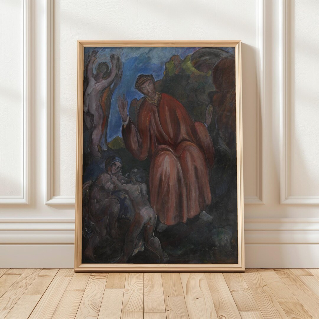 Dante Prophets Opus I Print – Arte dramática de Jens Adolf Jerichau ...