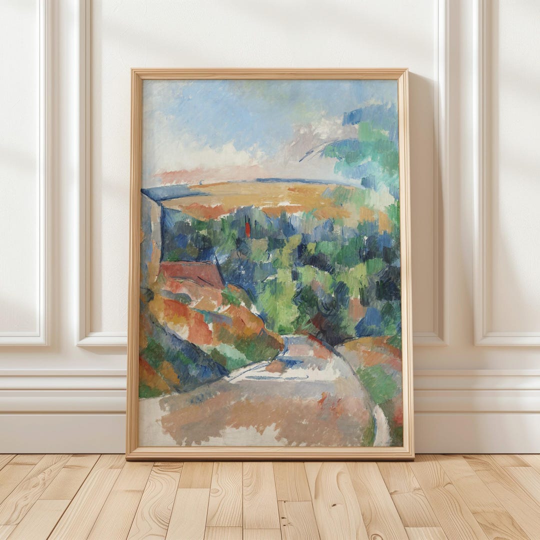 Paul Cézanne Print | "the Bend in the Road" | Cézanne 1900-1906 ...