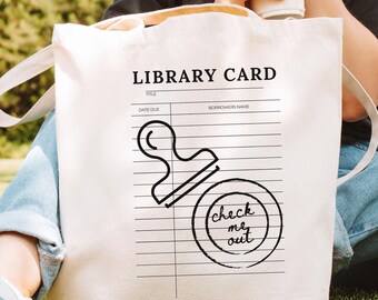 Library Tote Bag - Gift for Readers