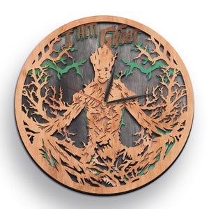 Groot SVG, Guardians Of The Galaxy Design, Holz Laser Ausschnitt, Cricut Layered Projekt, Superheld Kunst, Instant Download svg cdr ai Dateien