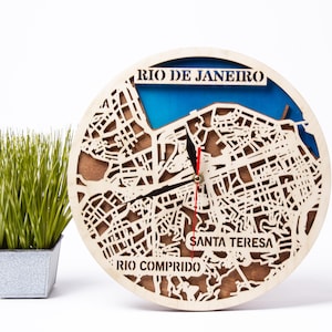 Rio de Janeiro SVG, kaart van Brazilië, hout gelaagd ontwerp, 3D lasergesneden bestanden, Instant Download, CNC Crafts, snijden met Xtool, Glowforge-sjabloon