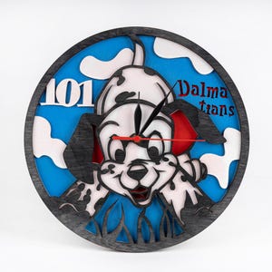 101 Dalmatians SVG, Disneyland Dog, Layered Laser Cut Files, Cricut Cutting, Digital Download, Cartoon Design, 3D Glowforge, Xtool Template
