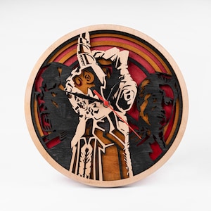 Avengers Layered Clock: 3D Laser Cut Superhero Design (Digital Download)