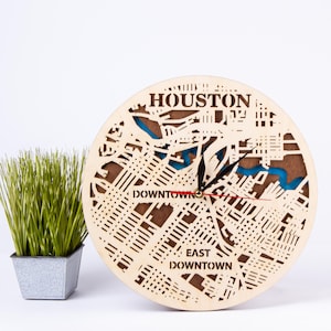 Houston kaart SVG, multiplex lasergesneden 3D-bestanden, Texas State Art, Cricut-sjablonen, steden van de Verenigde Staten, digitale CNC-machinebestanden