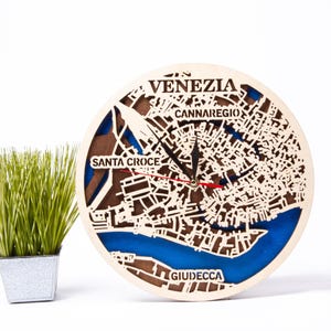 Découpe laser de Venise, carte de Venise en Italie, SVG multicouche, fichiers 3D Glowforge, téléchargement immédiat, projets de découpe de bois Cricut, Design Italia