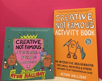 Set: CREATIVE, NOT FAMOUS book & activity book