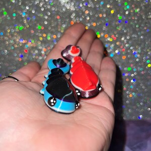 Mini Shrimp | 3D Printed, Flexible Fidget, Chose Your Color, Hand Painted Details | Sensory Gadget, Gift, Desk art