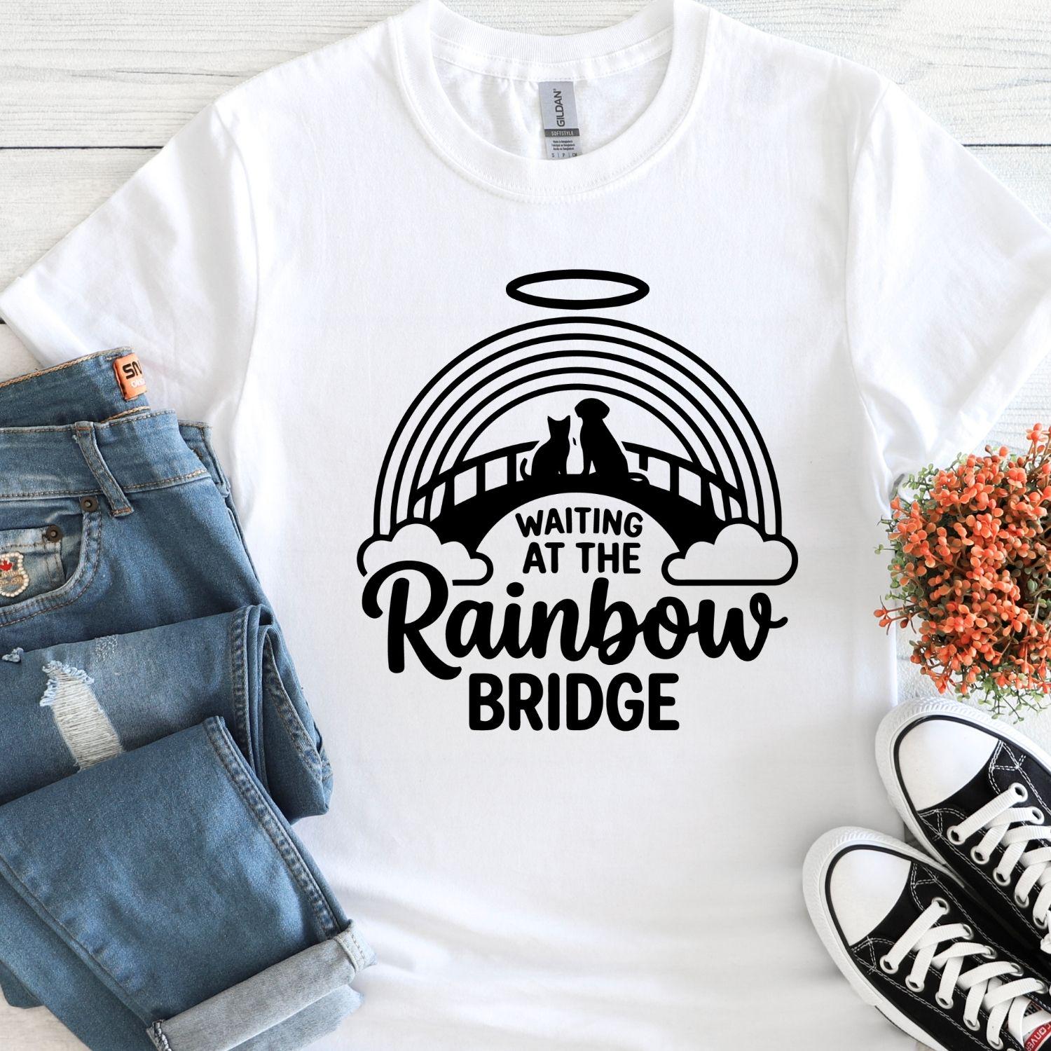 Pet Memorial SVG Bundle, Dog Cat Angel Wings Rainbow Bridge Quotes, Pet ...