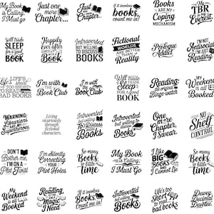 Book Lover SVG Bundle | 120 Reading-themed SVG Designs for Cricut ...