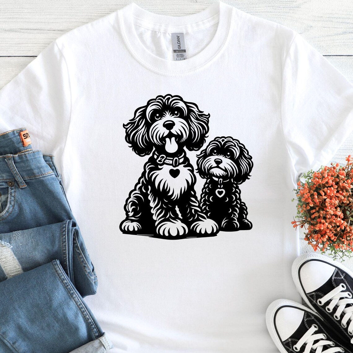 Cockapoo Design Cockapoo Dog SVG Bundle, 250 Cockapoo PNG Clipart, Cute Cockapoo Vector ...
