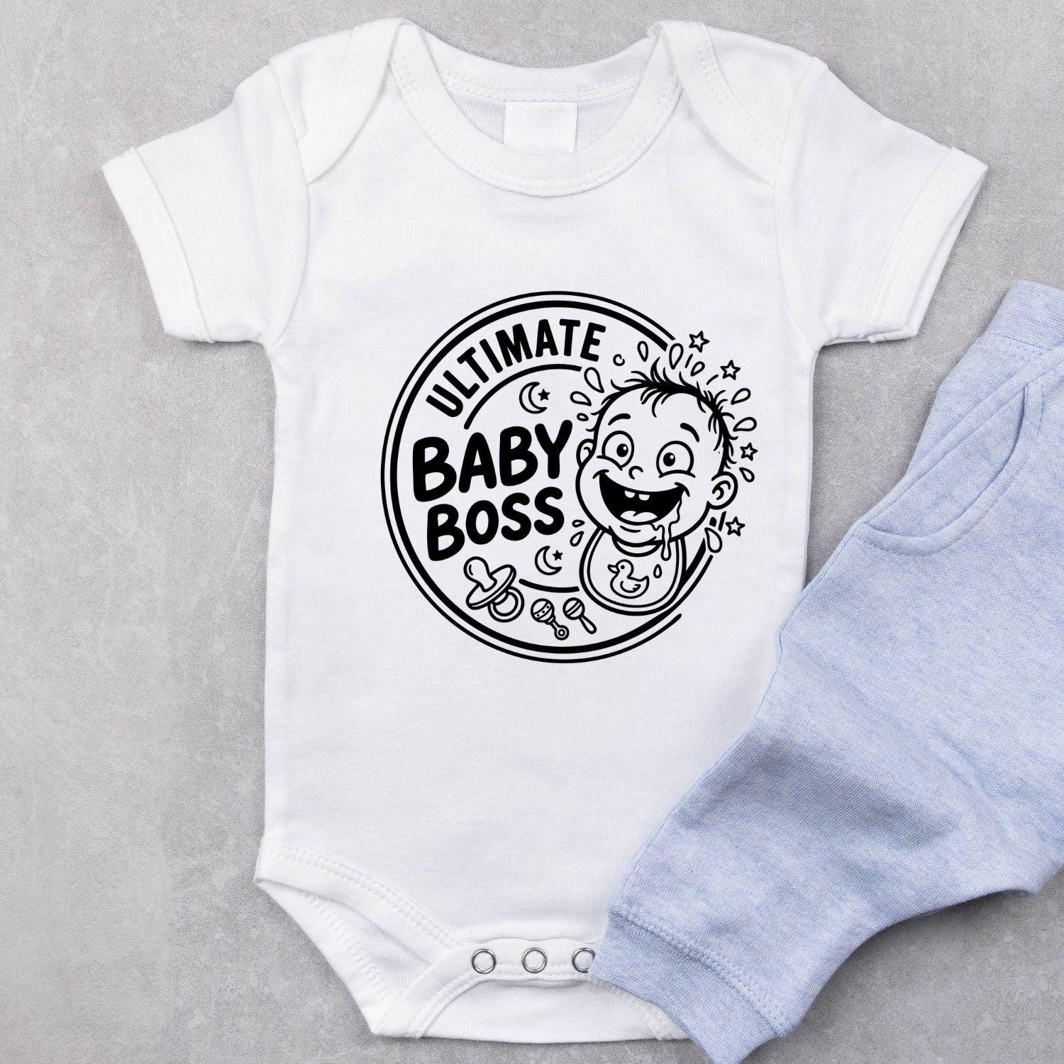 Funny Baby SVG Bundle PNG Files for Cricut Silhouette Cute Nursery ...