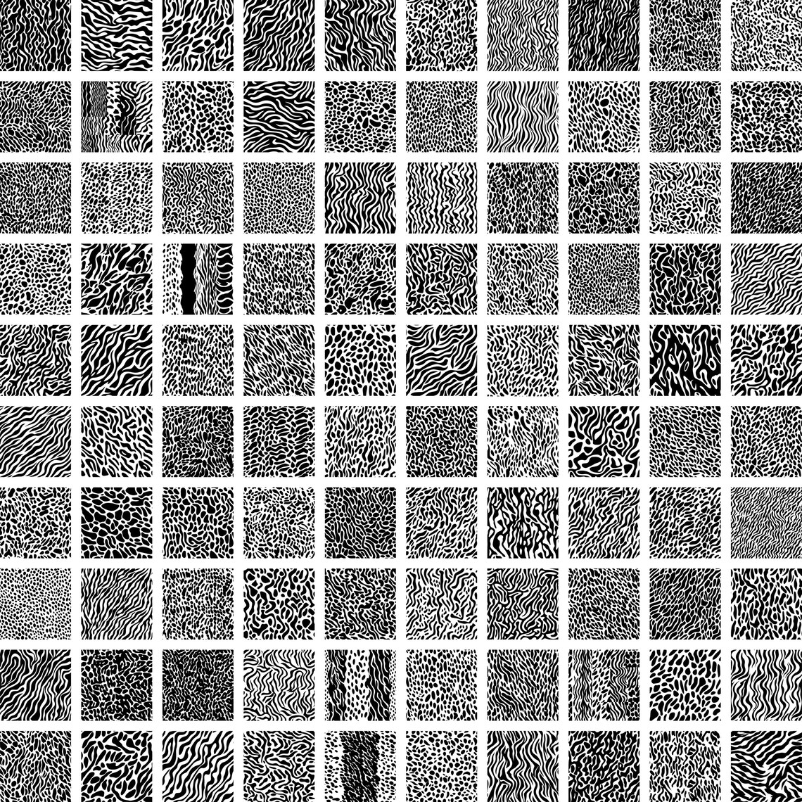 Animal Print Pattern SVG Bundle | Leopard, Zebra, Tiger & More | Png ...