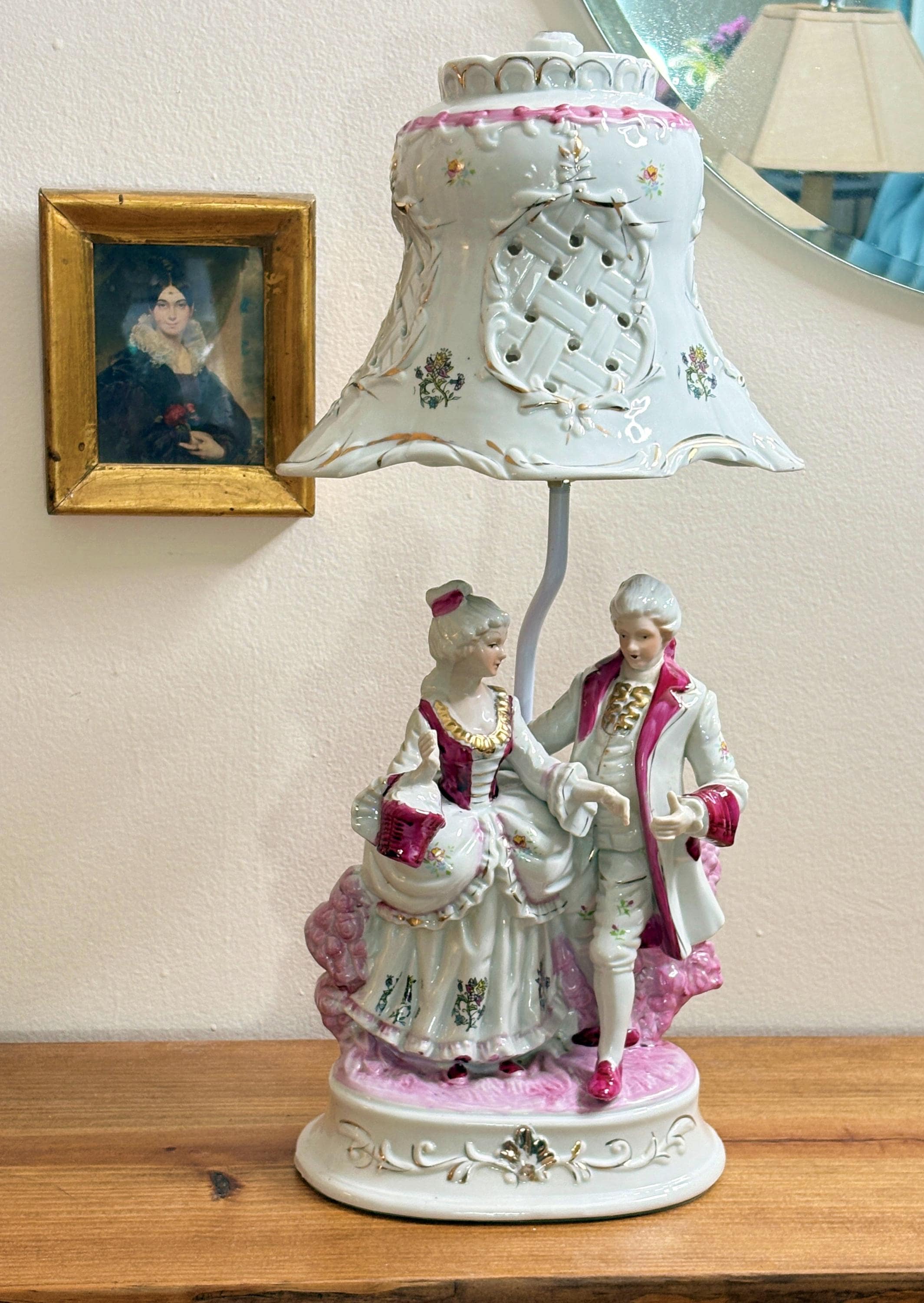 Victorian Couple Lamps - Etsy