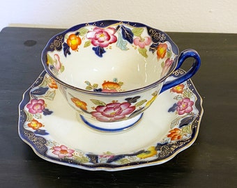 Beautiful SGK Occupied Japan Cup and Saucer Gold Gilt