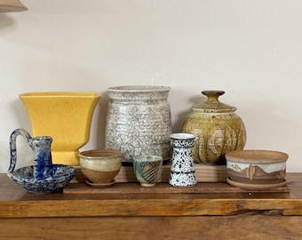 Studio Pottery Planters/Candleholders Pigeon Forge McCoy ++