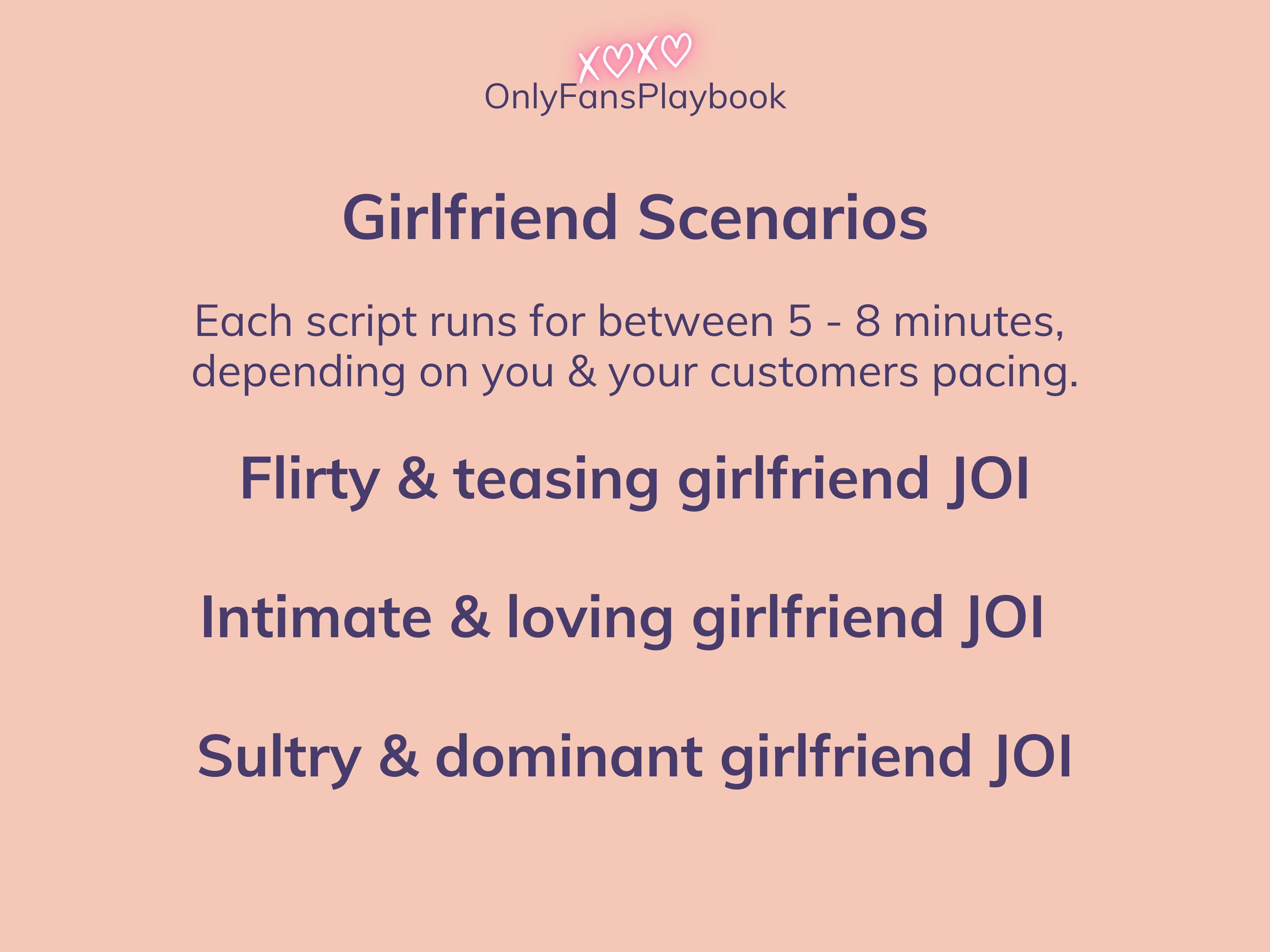 Gfe Script GFE JOI Scripts for Adult Content Creators (PDF Download) - Etsy