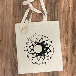 Live By The Sun Tote Bag
