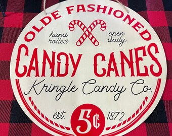 Olde Fashioned Candy Canes, Sign