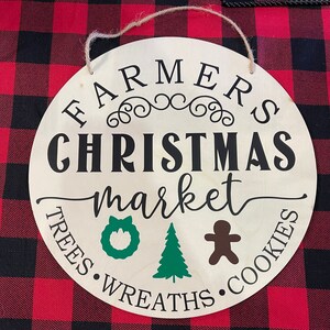 Farmers Christmas Market, Sign