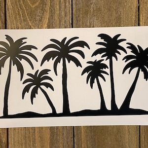 Palm Trees Decal