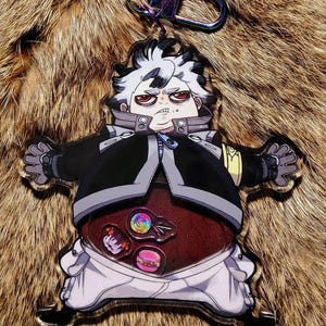 BURP! Rudo Shaker Keychain – 4” Gachiakuta Candy Chaos Acrylic Charm