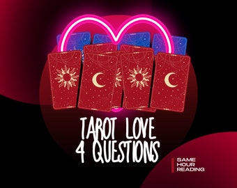 4 Questions | Love tarot reading | Same hour