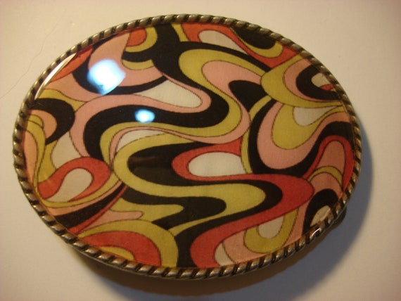 Jada Belt Buckle - Marble - Oval Wearable Art - Etsy display picture 3
