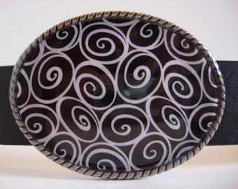 Belt Buckle, Swirls, Jada wearable art