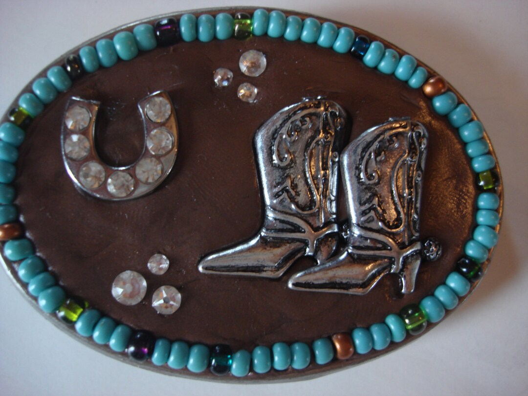 Cowgirl up Belt Buckle Etsy