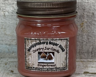 Gingerbread Jar Candle 1/2 Pint