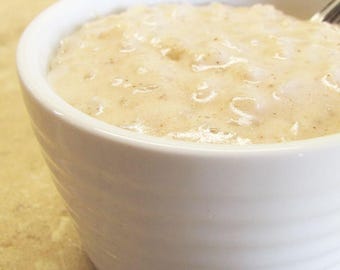 Rice Pudding Mix, cinnamon, raisins, rice, Moeggenborg Sugar Bush