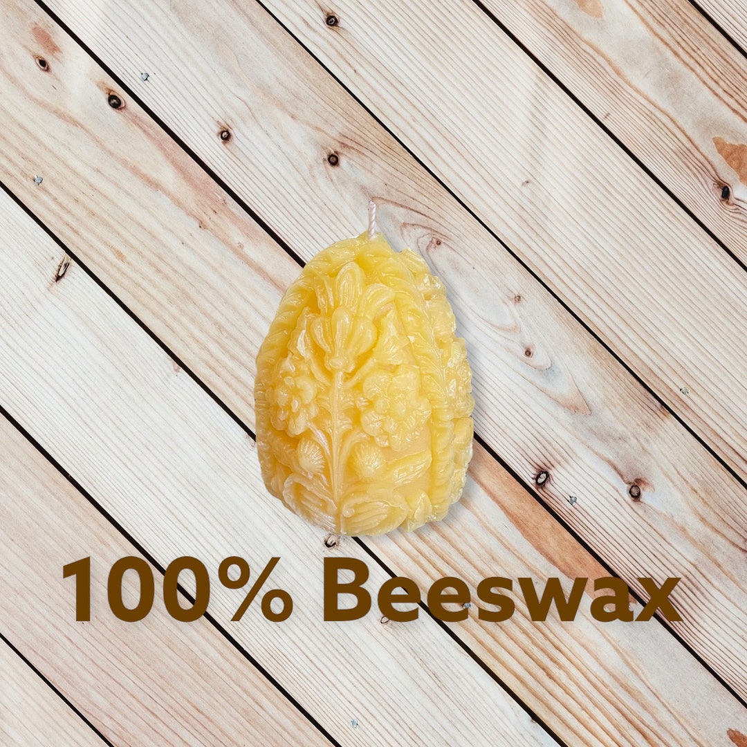 Beeswax Easter Egg Candle Etsy