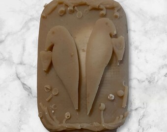 Oatmeal Milk and Honey goat milk molded soap - crows and pipberries