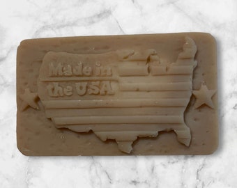 Oatmeal Milk and Honey goat milk molded soap - patriotic house