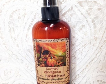 Room Spray, Harvest Home - 4 ounce bottle