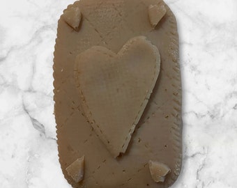 Oatmeal Milk and Honey goat milk molded soap - Primitive Heart