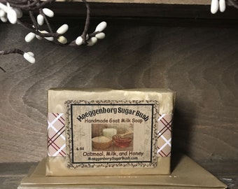 Oatmeal Milk and Honey goat milk soap