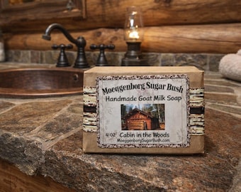 Cabin in the Woods Goat Milk Bar Soap