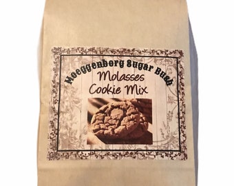 Molasses Cookie Mix, old fashioned cookies, ginger cookies Moeggenborg Sugar Bush,country wares