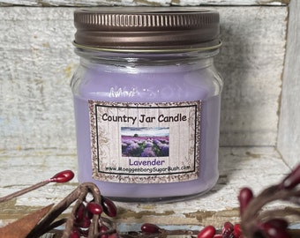 Lavender Jar Candle 1/2 Pint