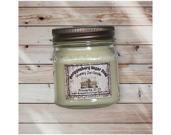 Proverbs 31 Jar Candle 1/2 Pint