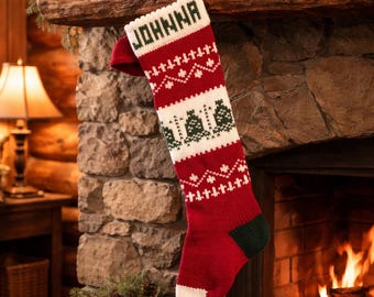 Personalized Christmas Stockings, Bells